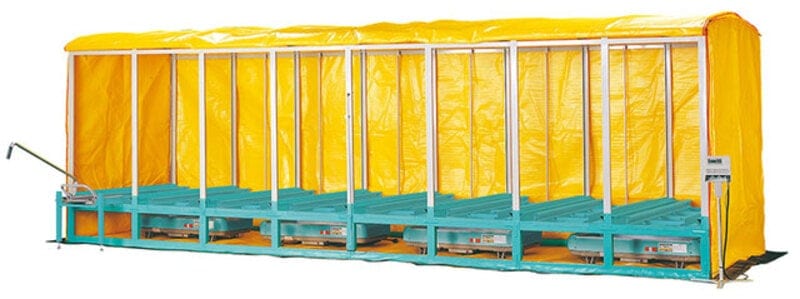 複合蒸気式出芽器 棚パネル付 啓文社 KT-N1000LABB-T