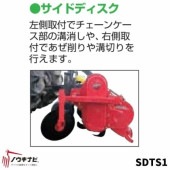 あぜ際処理機 トラクター用 サイドディスク ササキロータリーに取り付け TSシリーズ SDTS1 ササキ