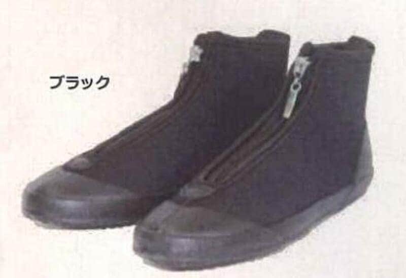 ソフト足袋シューズ ブラック 12足セット シンセイ SS