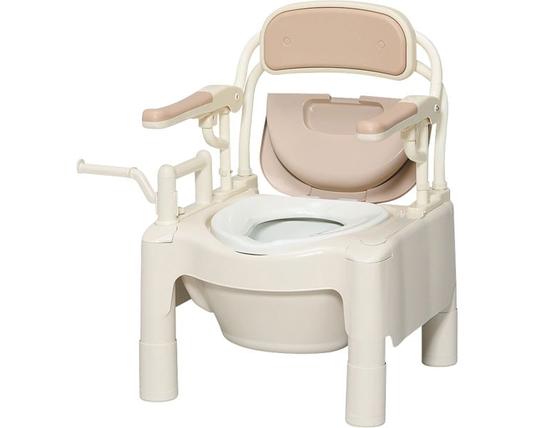 安寿 ポータブルトイレFX-CP はねあげ 534-500 標準タイプ 1個セット 