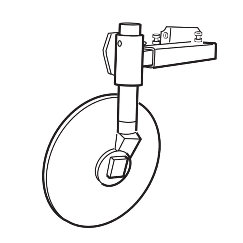 あぜ際処理機 トラクター用 サイドディスク 反転板付ディスク ササキ