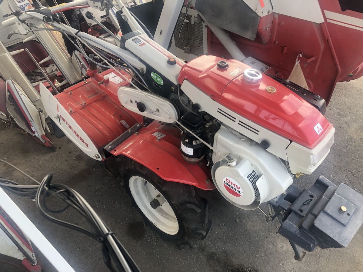 三菱農機 ティーラー MS85 機体寸法:1735×645×1175(mm) 出力8.5ps 燃料/タンク容量:無鉛ガソリン/5.0L