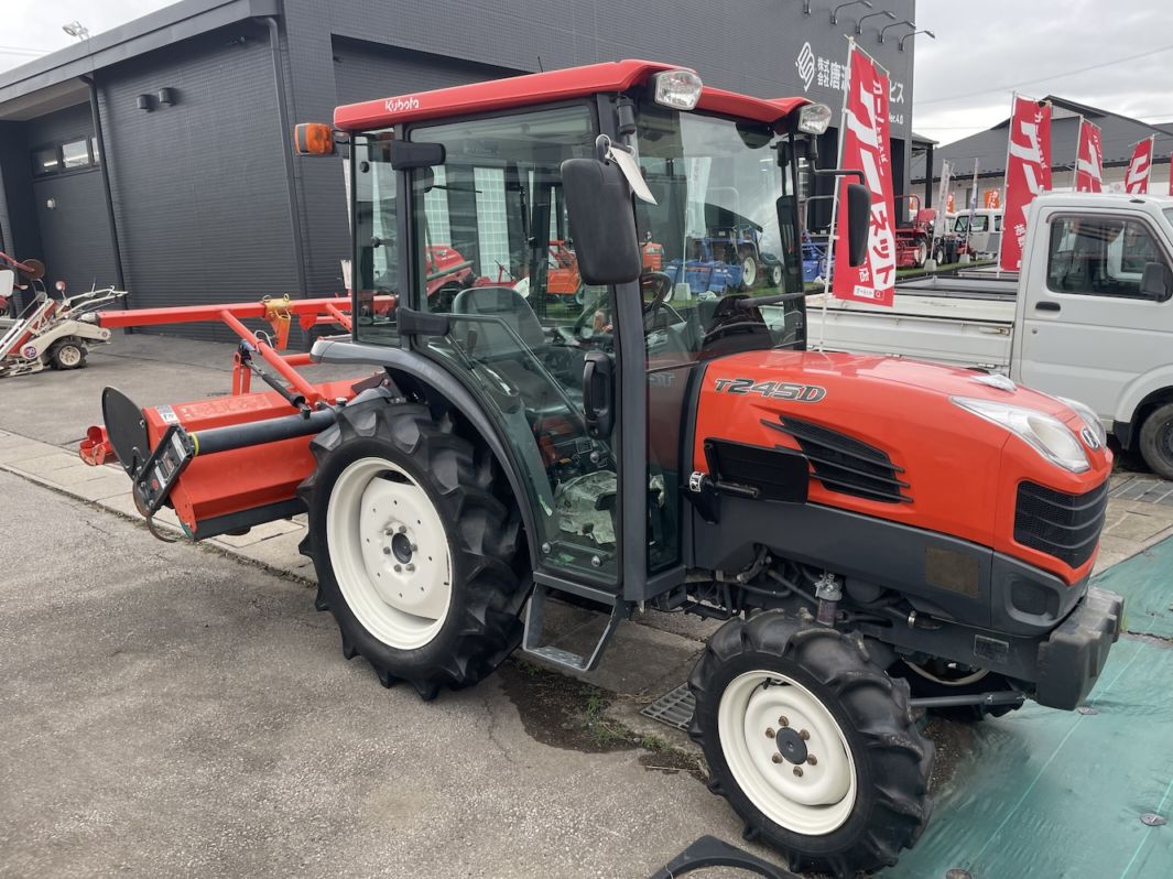 地域限定自宅配送【整備待ち】クボタ トラクター T245DF 機体寸法:2845×1310×1960 馬力24ps 使用燃料:軽油