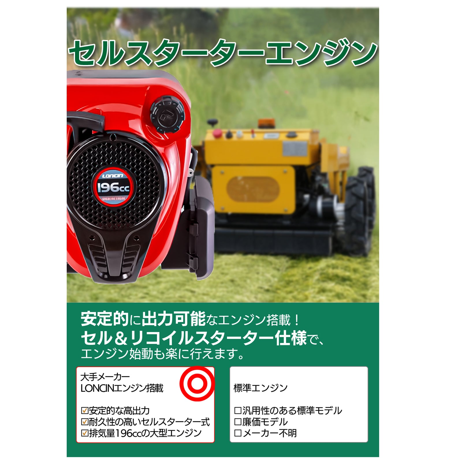 ラジコン草刈り機 カルゾー550 SUNGA