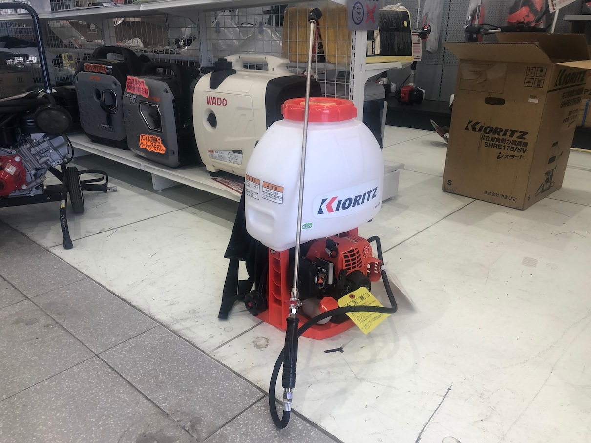 新品未使用】共立 背負動噴 SHRE175/SV 機体寸法:316×398×574(mm