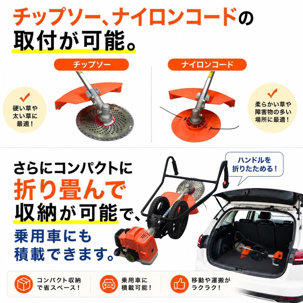 【在庫あり】手押し式エンジン草刈機 NOUKINAVI+（ノウキナビプラス）ST430H