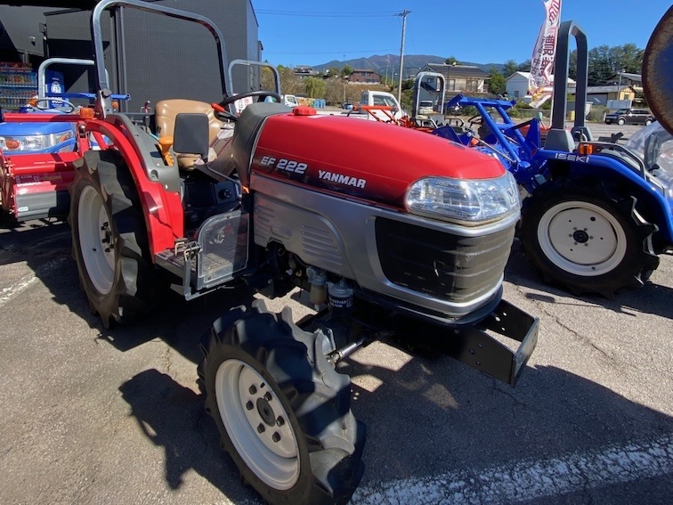 7/12まで店頭商談中 ヤンマー トラクター EF222 機体寸法:3500 アワーメーター288ｈ 最大出力:22