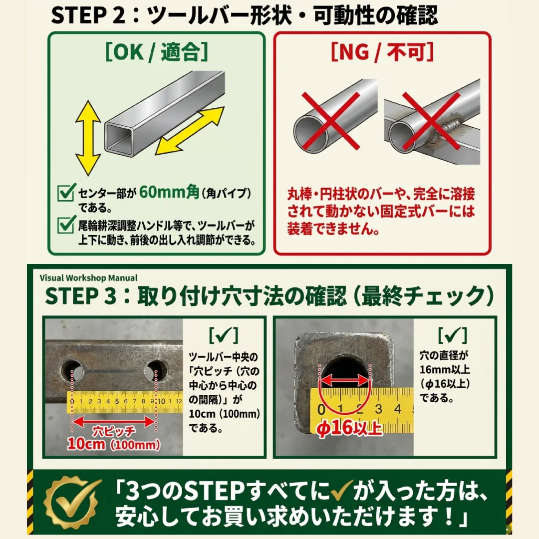 トラクター付属品　セット トラクタ用うねたてマルチ アタッチメントタイプ 平うねマルチ FM18M2
