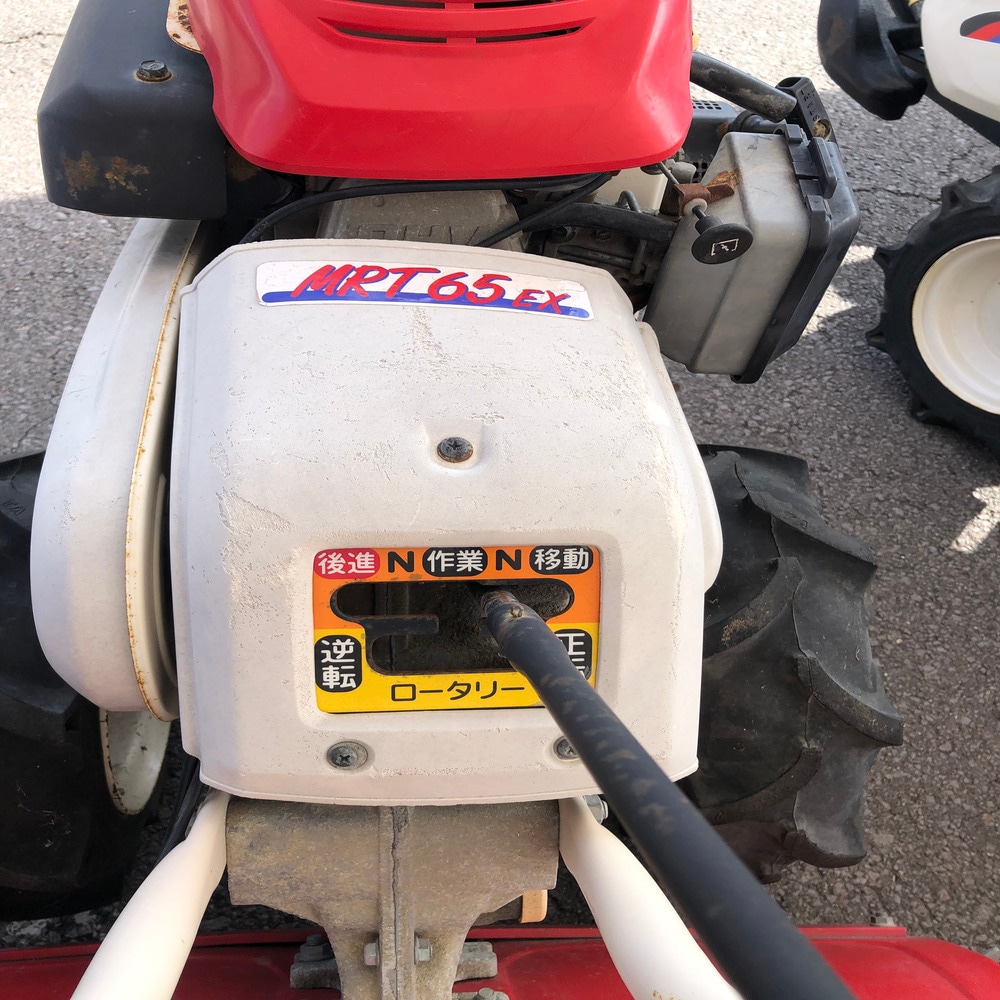 ヤンマー 管理機 MRT65EX 機体寸法:1410×575×1050(mm) 出力6.2ps 使用
