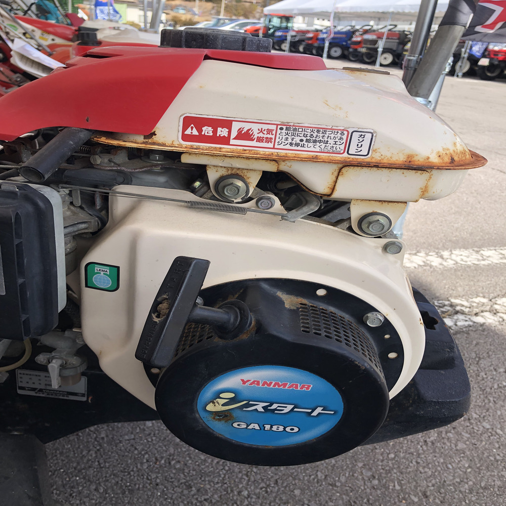 ヤンマー 管理機 MRT65EX 機体寸法:1410×575×1050(mm) 出力6.2ps 使用