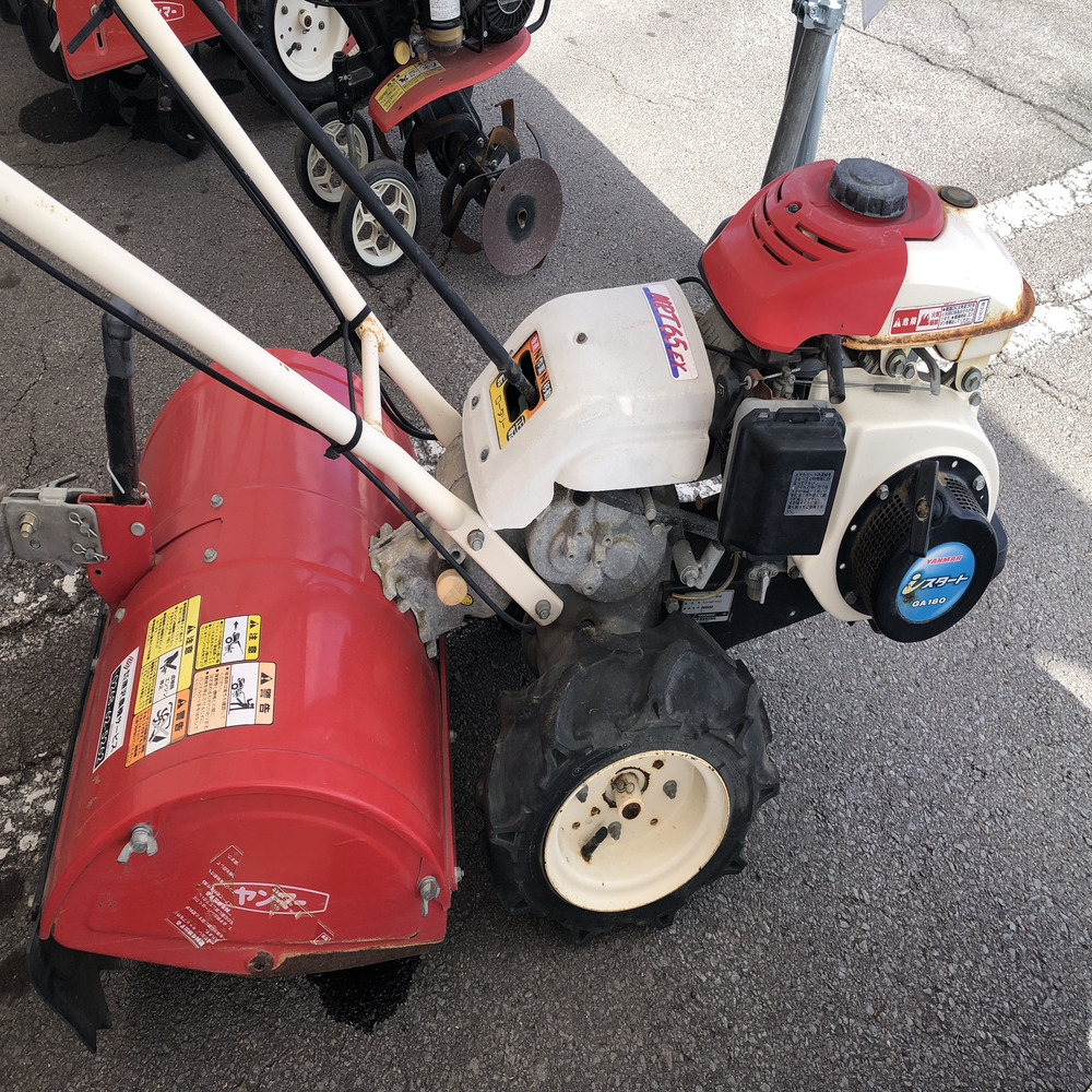 ヤンマー 管理機 MRT65EX 機体寸法:1410×575×1050(mm) 出力6.2ps 使用