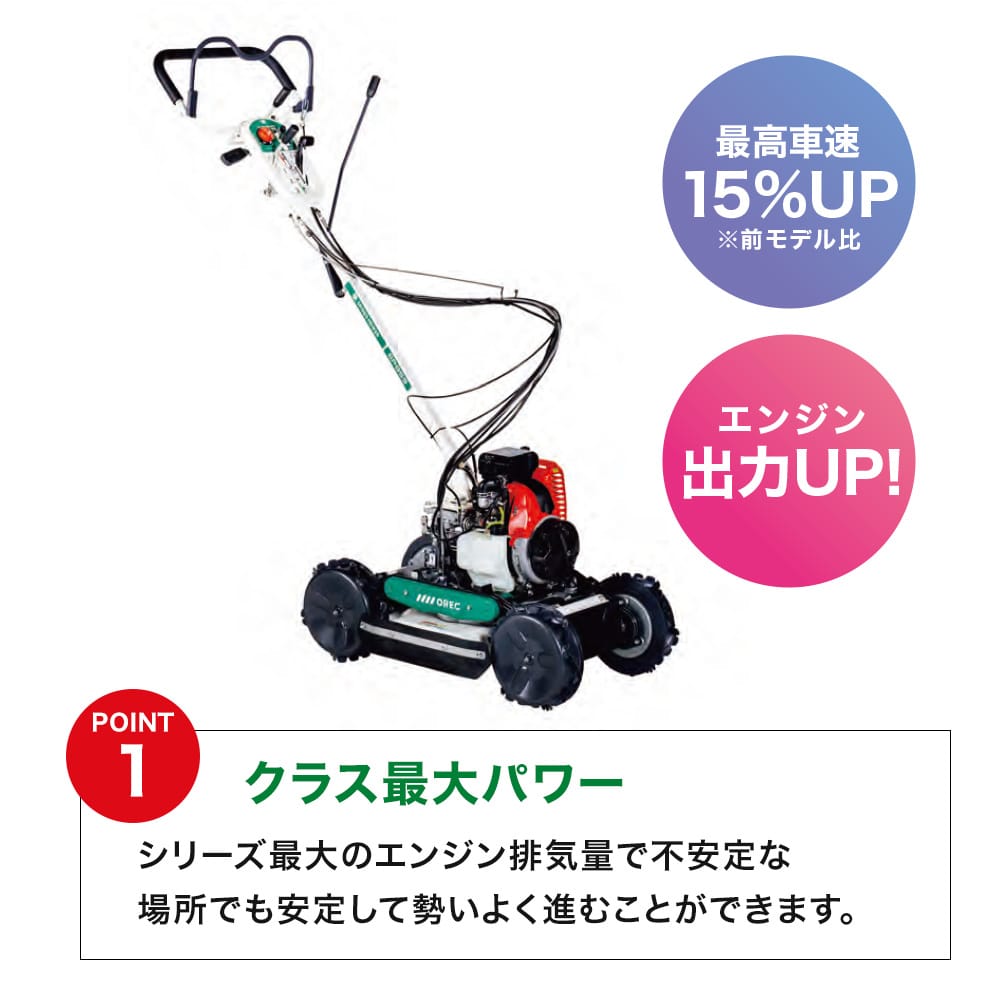 【在庫あり 最短翌営業日出荷】草刈り応援5点セット付き スパイダーモア オーレック（OREC） SP853A 自宅配送