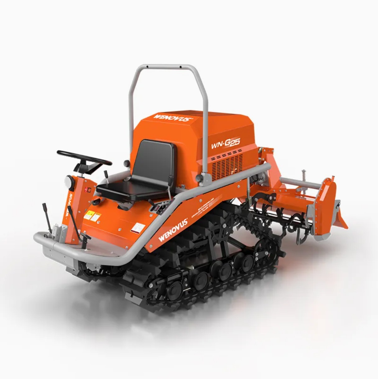【中古】乗用耕運機 WNG25 ノウキナビプラス （NOUKINAVI+）ガソリン エンジン式  自走式 ロータリー耕転 畝立て 地域限定自宅配送