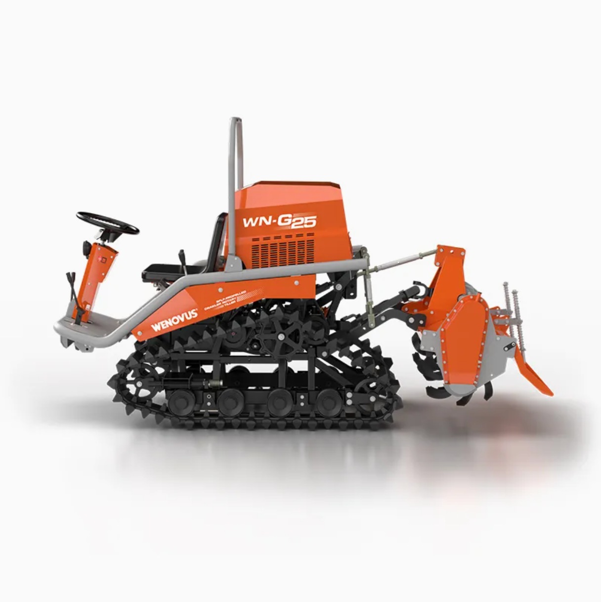 【中古】乗用耕運機 WNG25 ノウキナビプラス （NOUKINAVI+）ガソリン エンジン式  自走式 ロータリー耕転 畝立て 地域限定自宅配送