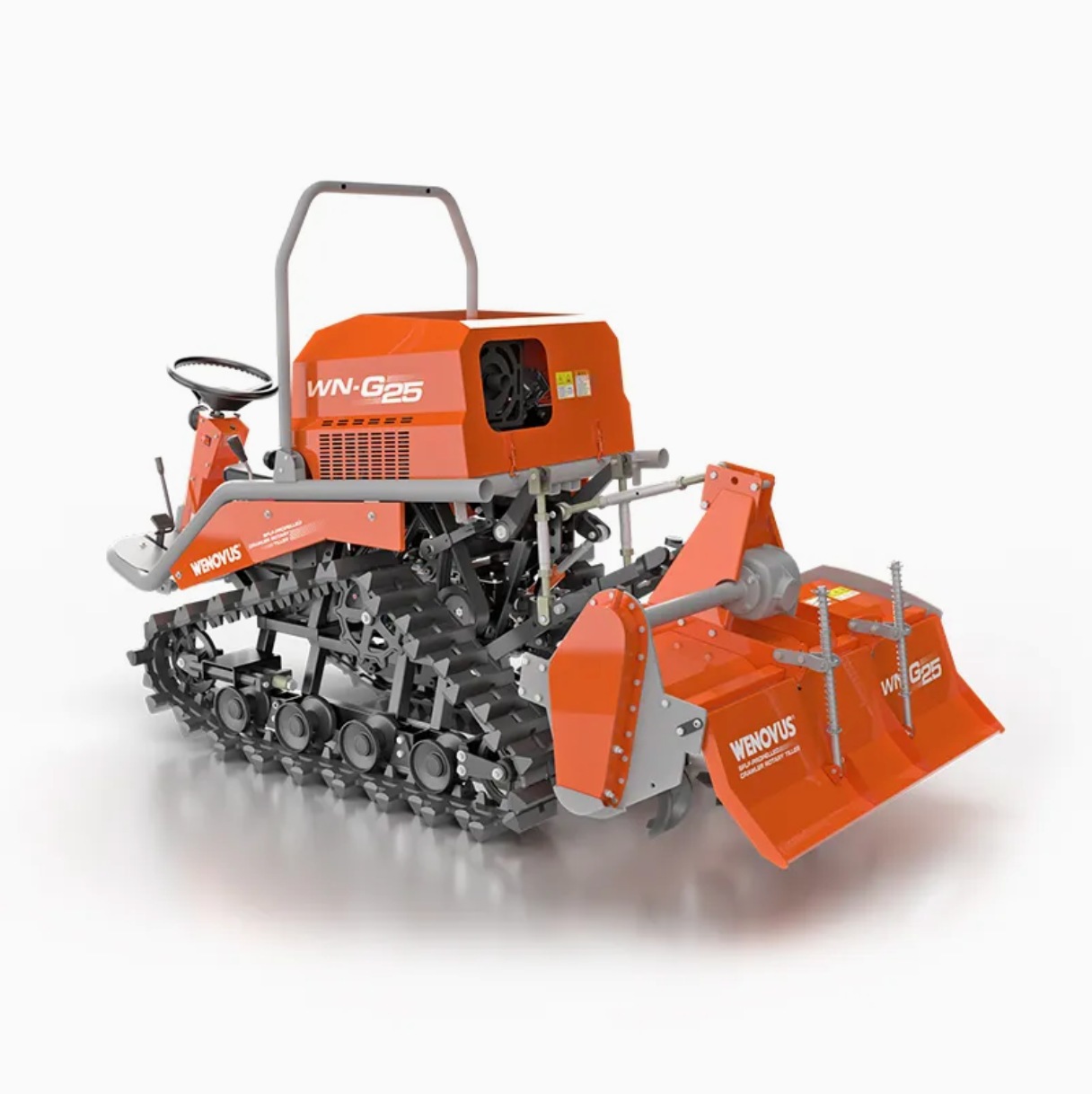 【中古】乗用耕運機 WNG25 ノウキナビプラス （NOUKINAVI+）ガソリン エンジン式  自走式 ロータリー耕転 畝立て 地域限定自宅配送
