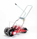 手押しタイプ播種機 ごんべえ HS-802 2条播種機 ダブルディスク ワンポイントシーダー 向井工業