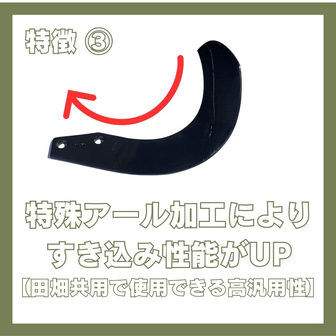 ニプロ製品適合爪(超硬合金溶着加工あり) NC14WL 左用 単品 ノウキナビプラス