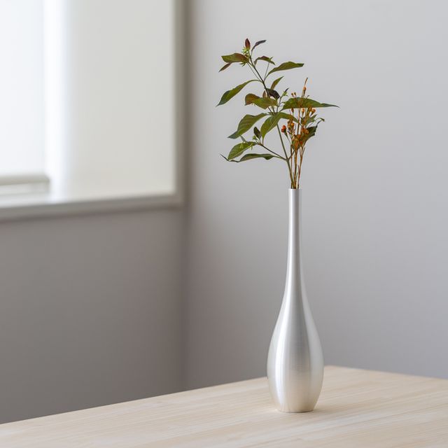 【新品未使用】能作 そろり 銀 s 花瓶 そろり - S - 銀|錫製雑貨・酒器の通販は能作オンライン