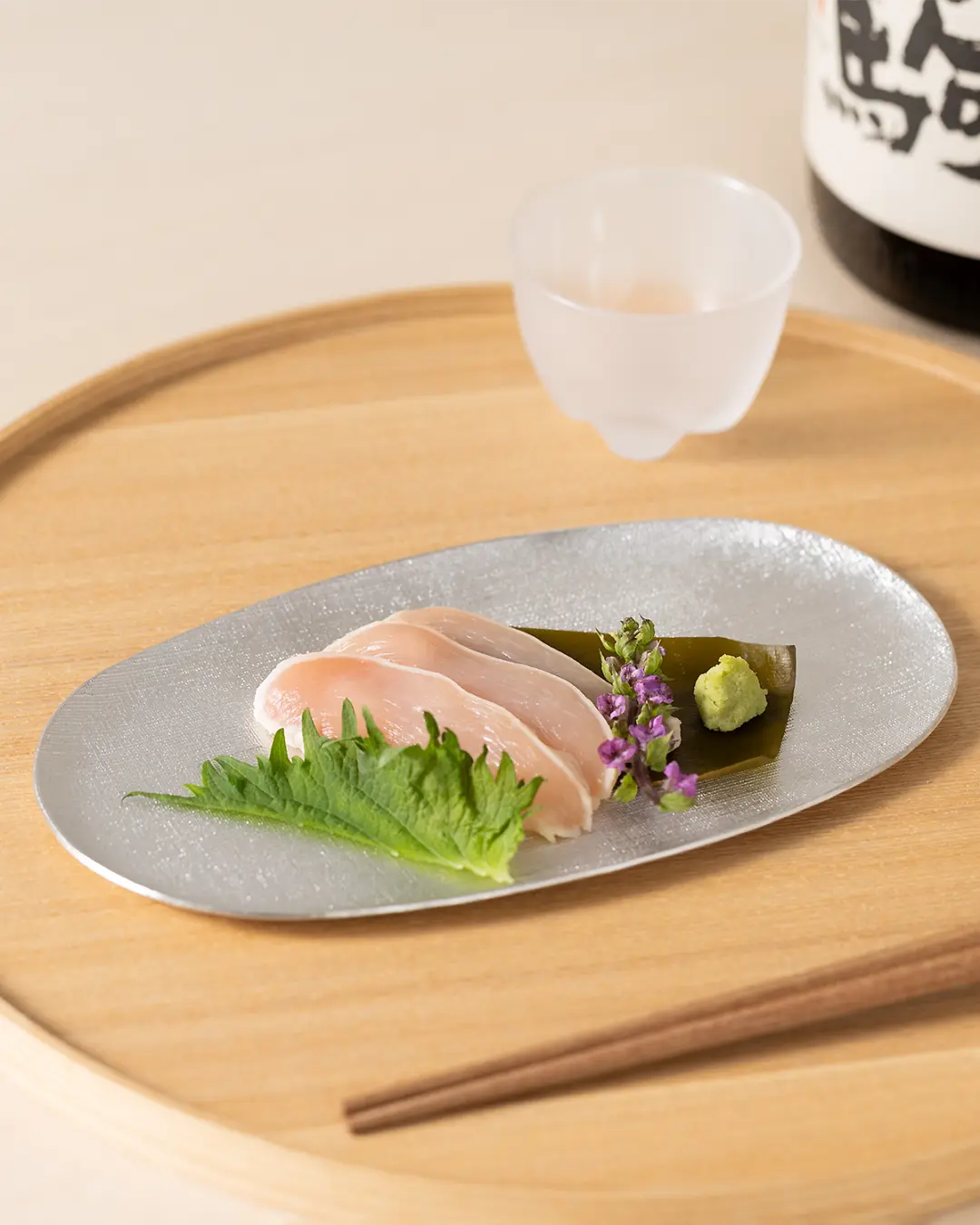 小長皿 - 布目・氷割｜錫製雑貨・酒器の通販は能作オンラインショップ
