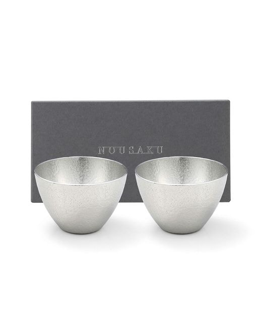 名入れ可｜ぐい呑 - 大 2ヶセット｜錫製雑貨・酒器の通販は能作