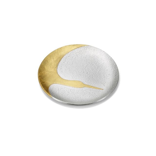 金属製デザート皿 ハンドル付 竹村聡子 銀獣豆皿／ウサギ／昼 - alltid｜オルティッド 暮らしの道具