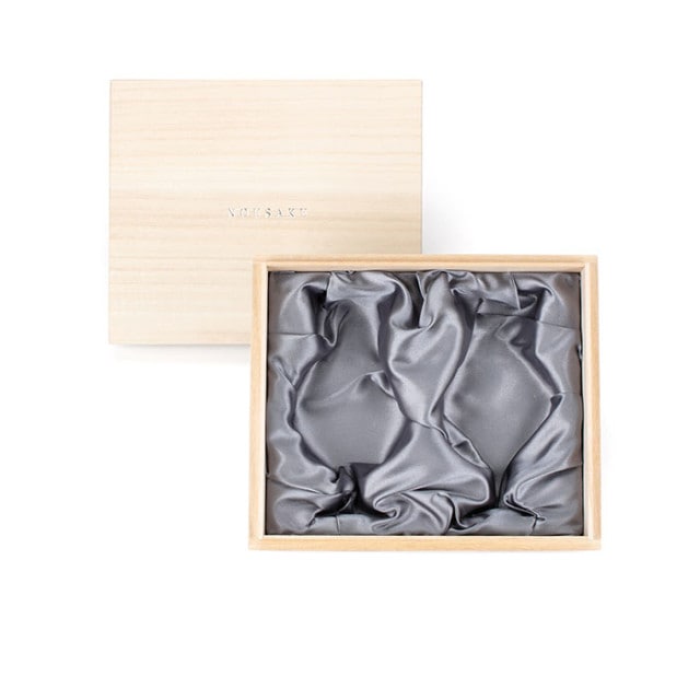 桐箱 煌めきギフト - L用（シャンパングラス - L 2ヶ ・ すずあみ - 小