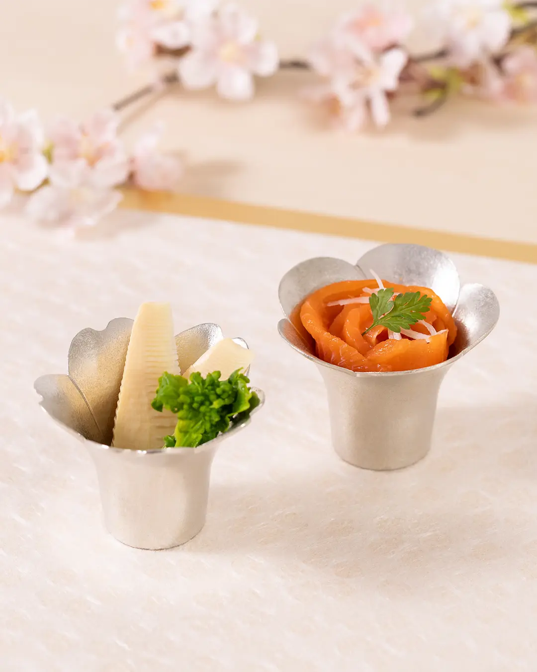 花小鉢 2ヶセット｜錫製雑貨・酒器の通販は能作オンラインショップ【公式】