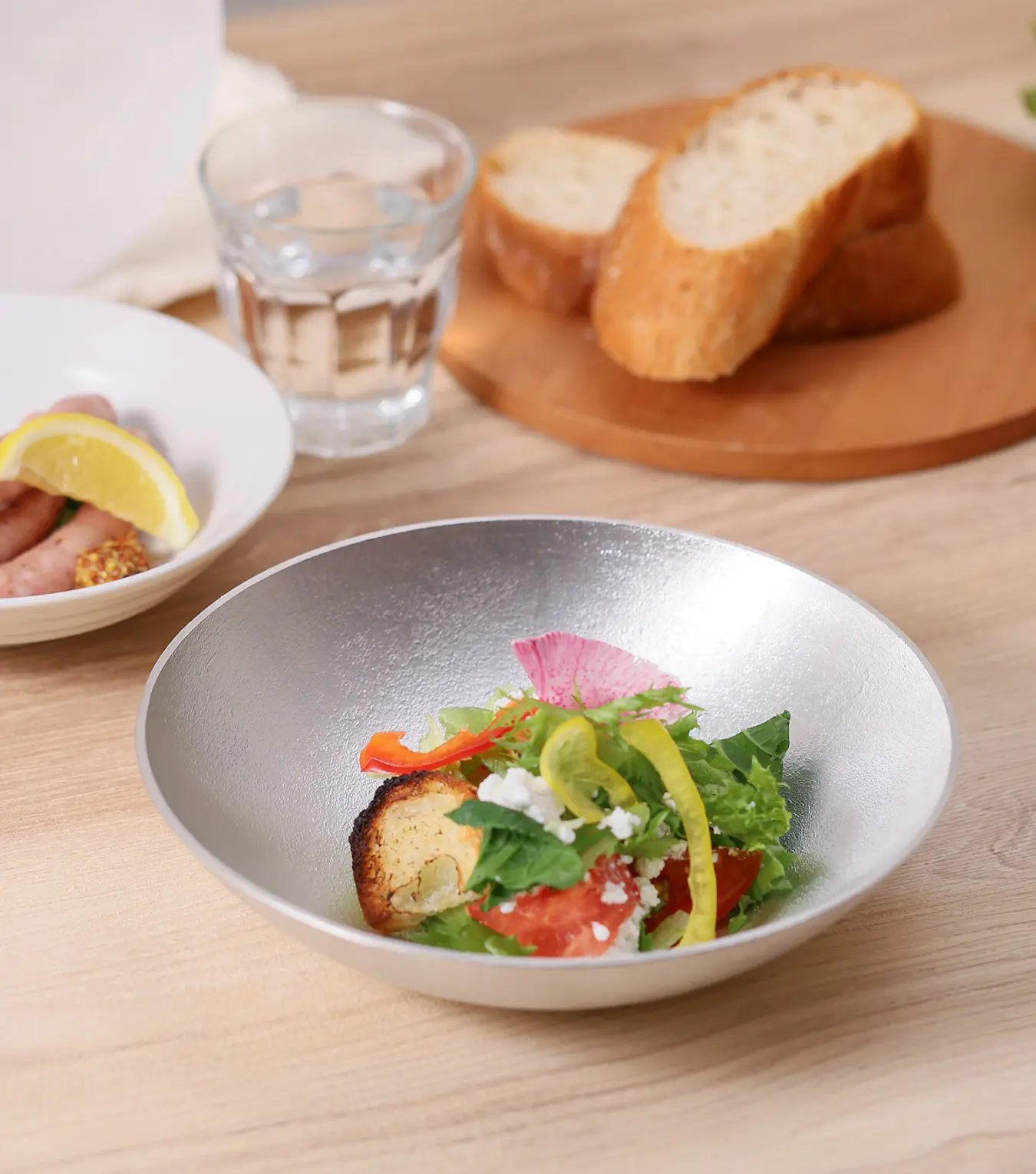 長皿 - 布目・氷割｜錫製雑貨・酒器の通販は能作オンラインショップ