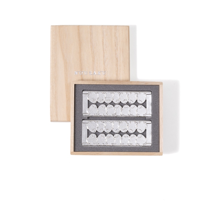 カトラリーレスト - シマエナガ - 2ヶ入｜錫製雑貨・酒器の通販は能作