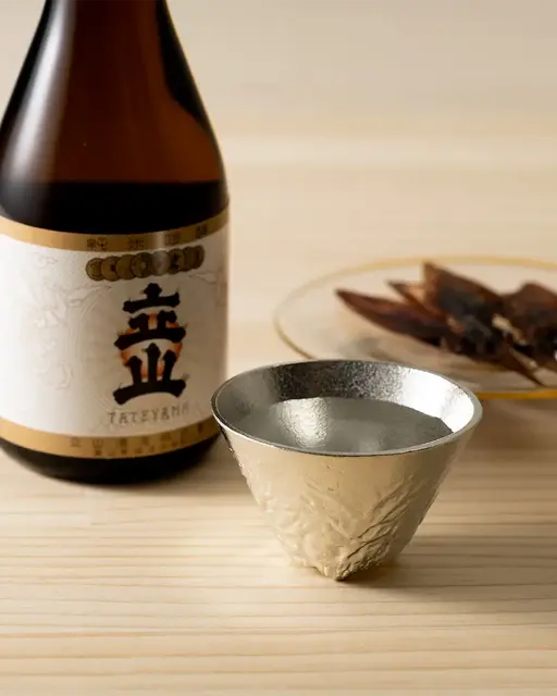 名入れ可｜富美菊酒造 × 能作 気軽に晩酌セット｜錫製雑貨・酒器の通販