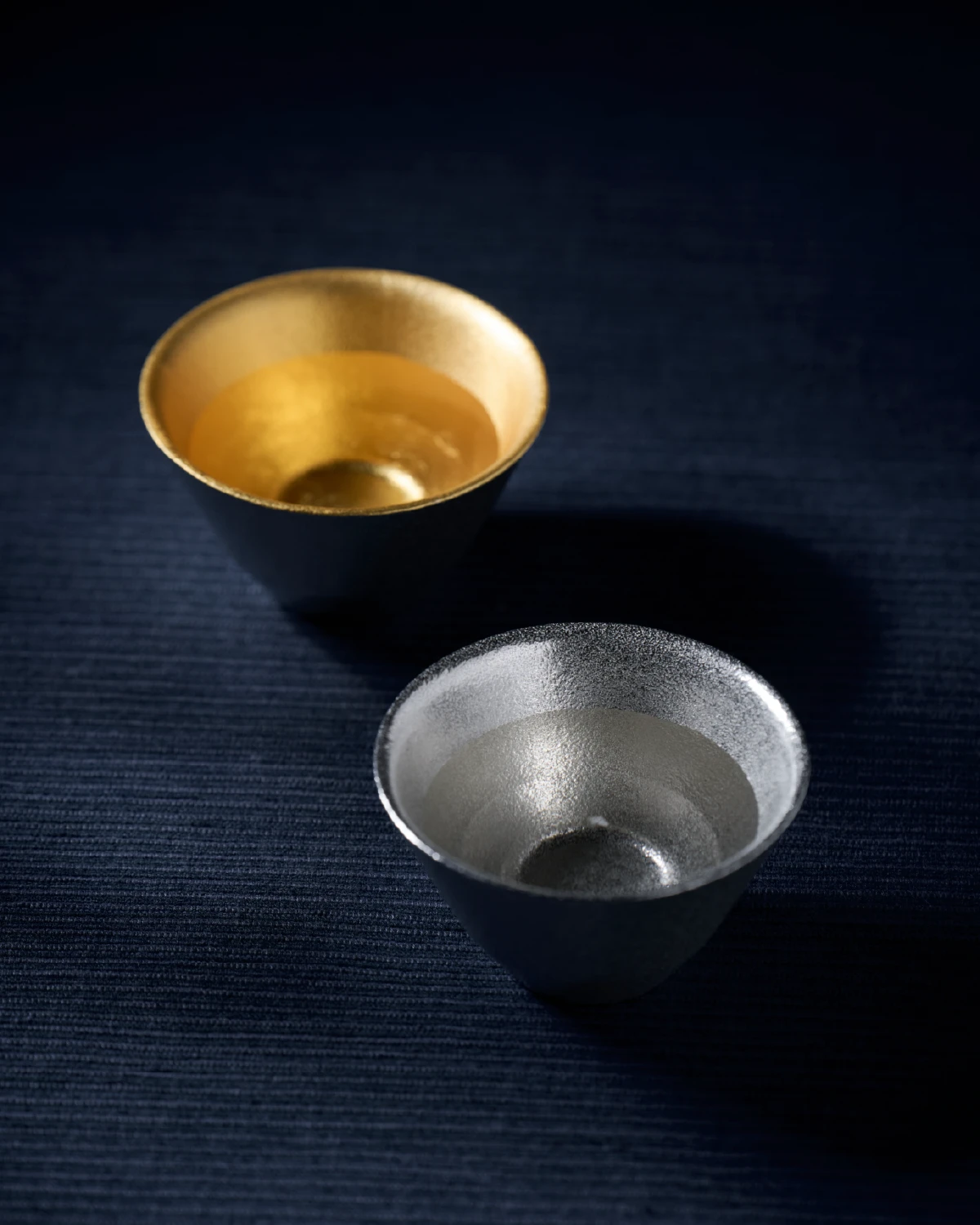 名入れ可｜盃 - 喜器（きき）- 2 錫・金箔セット｜錫製雑貨・酒器の