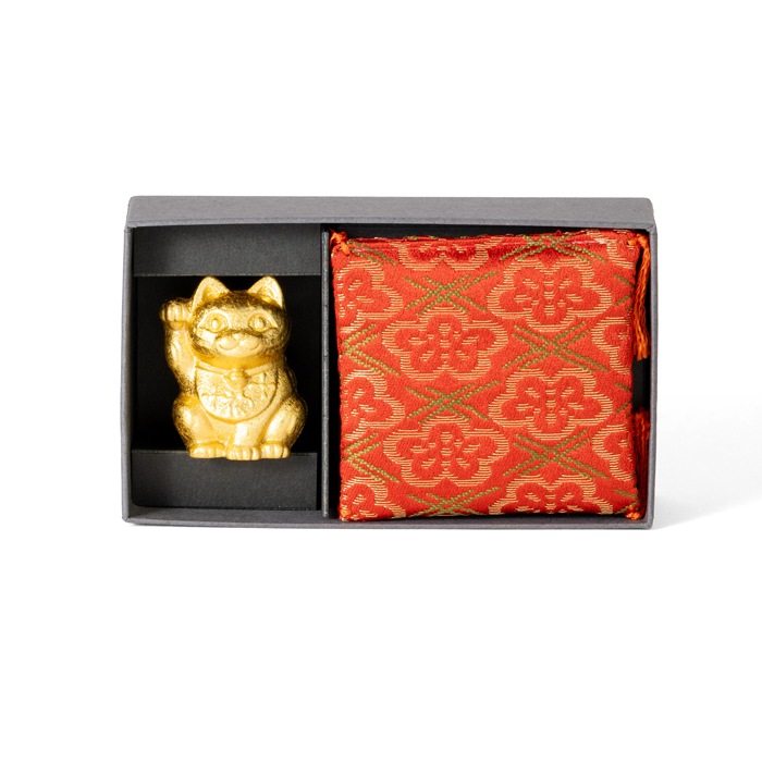 金唐小物入れ 金福まねきねこ｜錫製雑貨・酒器の通販は能作オンラインショップ【公式】