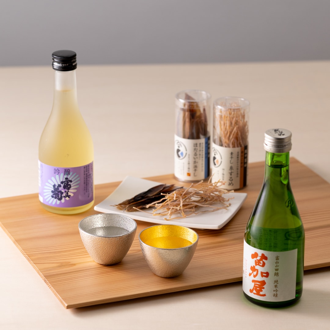 飲み比べ晩酌セット（おつまみ2種付）｜錫製雑貨・酒器の通販は