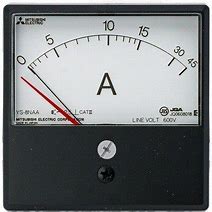 三菱電機　交流電流計　YS-8NAA BR 0-10-30A DRCT N（赤指針付）