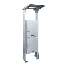 河村電器　集合住宅向け宅配ボックス　屋根付タイプ（1列）　KD2-31YS, KD2-31YW