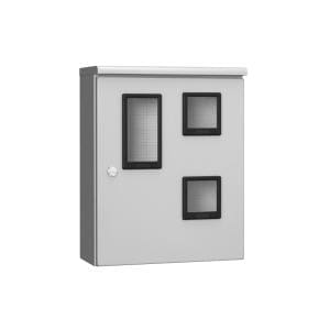 河村電器　ステンレス製計器盤用キャビネット　SCMO120,SCMO120K