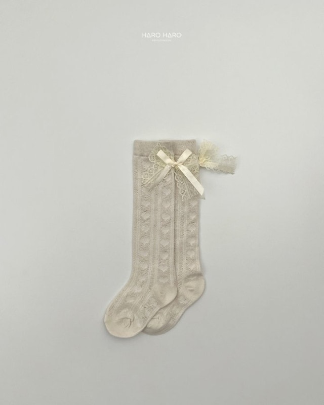 Ʊ����ͽ���HAROHARO��27.Ribbon Knee-high Stockings