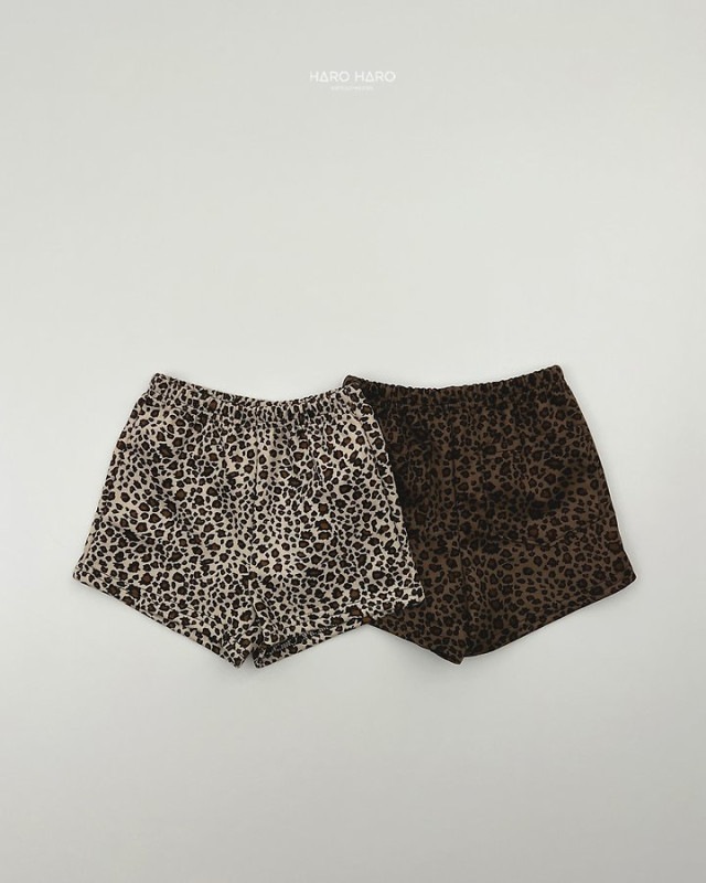 ñ���ԲĤ�ͽ���HAROHARO��32.Leopard Print Shorts