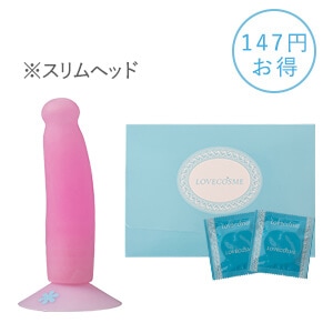 【SET】ピンクアングル スリムヘッド＆グッドバリューコンドームの画像 1