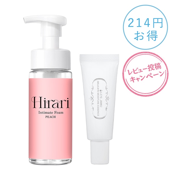 【SET】肌のハリも臭い対策も！デリケートゾーン用美容液＆泡ソープ２点セットの画像 1