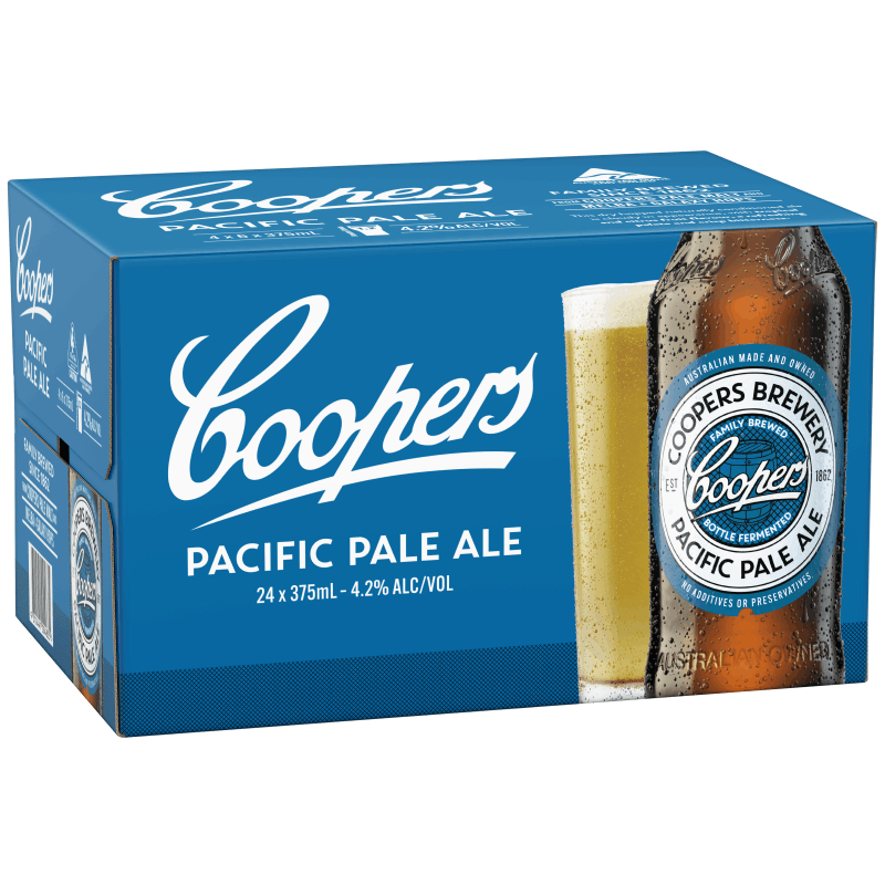 クーパーズ【パシフィック・ペールエール】/ 南オーストラリア・アデレード/クラフトビール（375ml×24本）