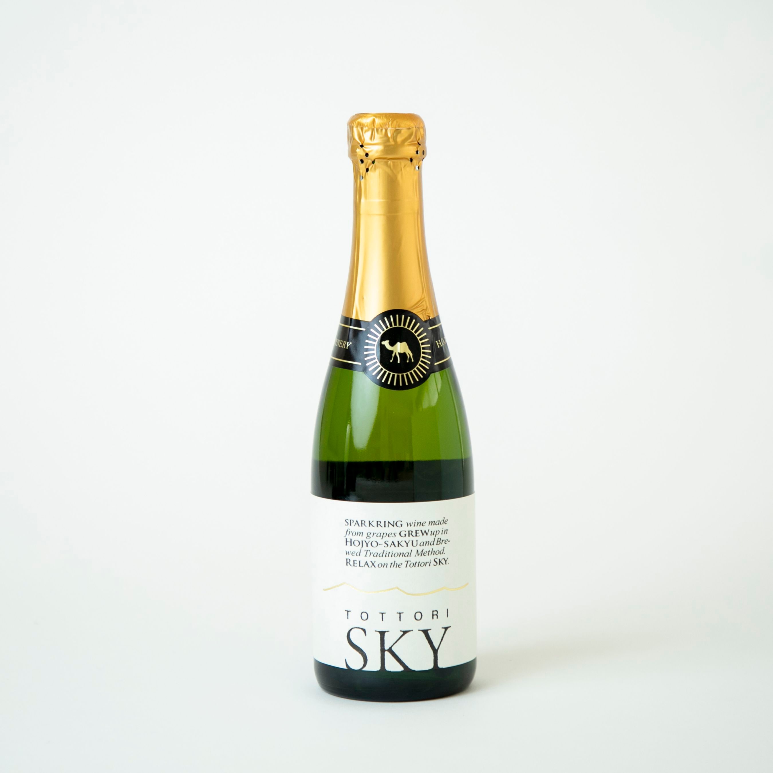 北条ワイン【トットリSKYハーフ（スパークリング：白）/ 甲州種  / 鳥取県 375ml】