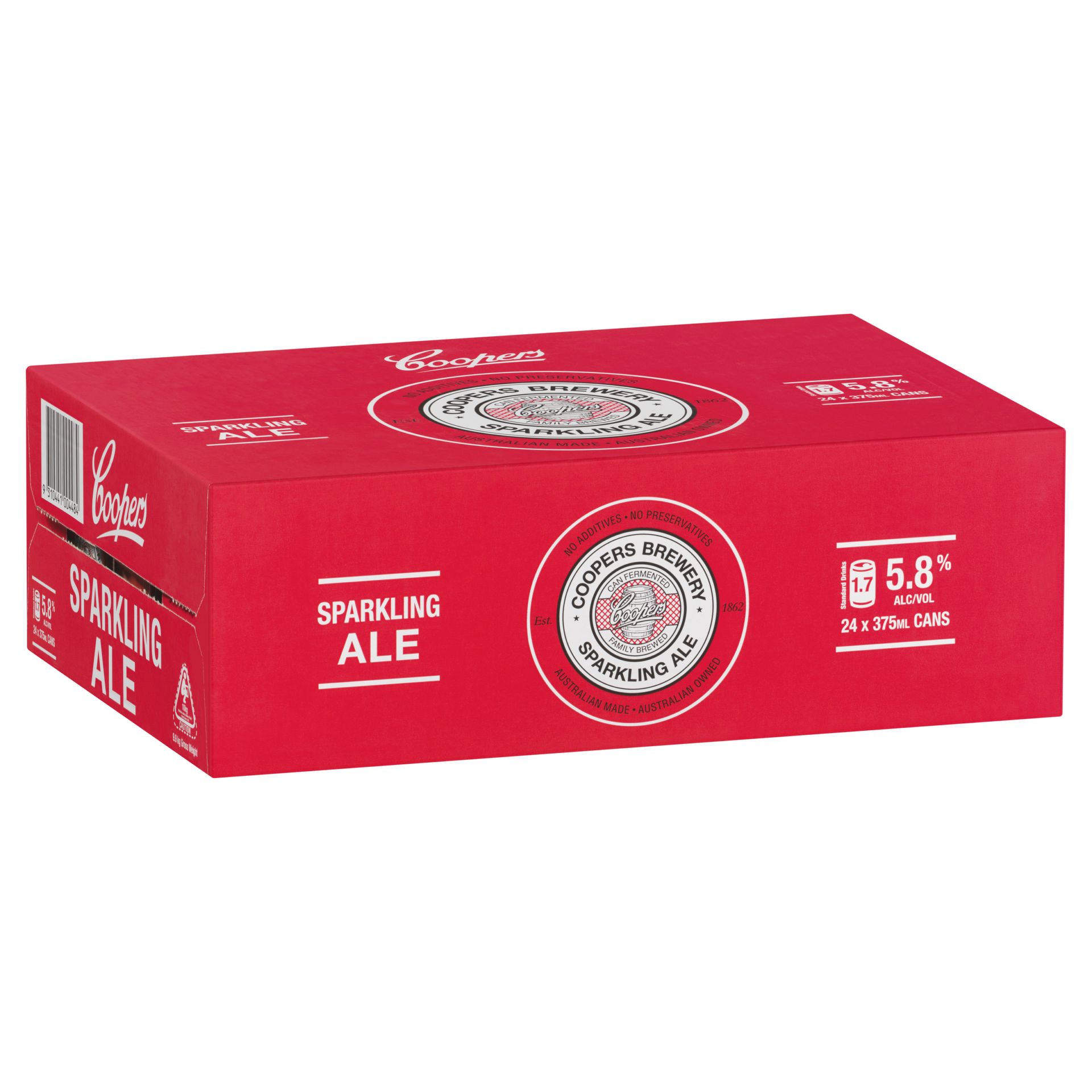 クーパーズ【スパークリング・エール（缶）】/ 南オーストラリア・アデレード/クラフトビール（375ml×24本）