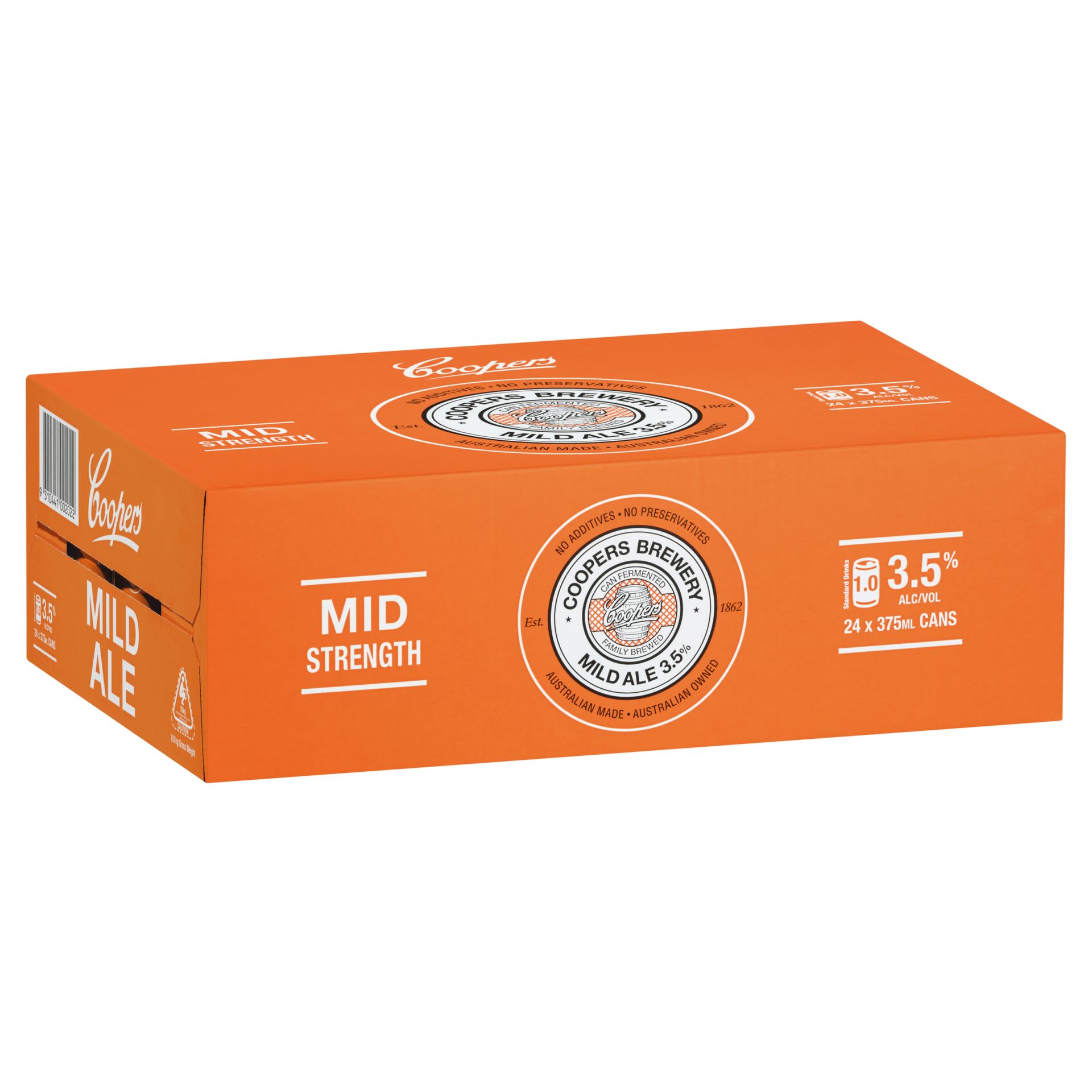 クーパーズ【マイルド・エール（缶）】/ 南オーストラリア・アデレード/クラフトビール（375ml×24本）