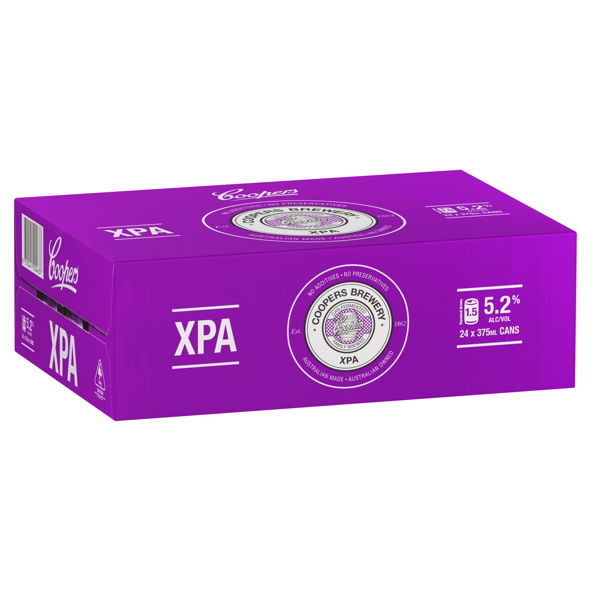 クーパーズ【XPA・エクストラ ペールエール（缶）】/ 南オーストラリア・アデレード/クラフトビール（375ml×24本）