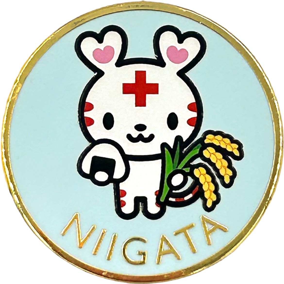 新潟）ご当地ハートラちゃん ピンバッジ | ピンバッジ | 日赤サービス
