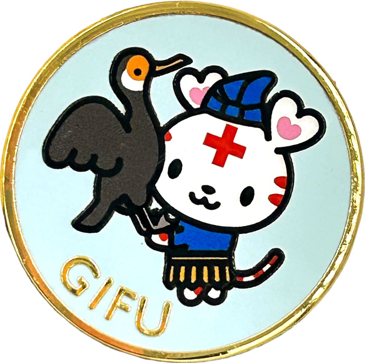 岐阜）ご当地ハートラちゃん ピンバッジ | ピンバッジ | 日赤サービス