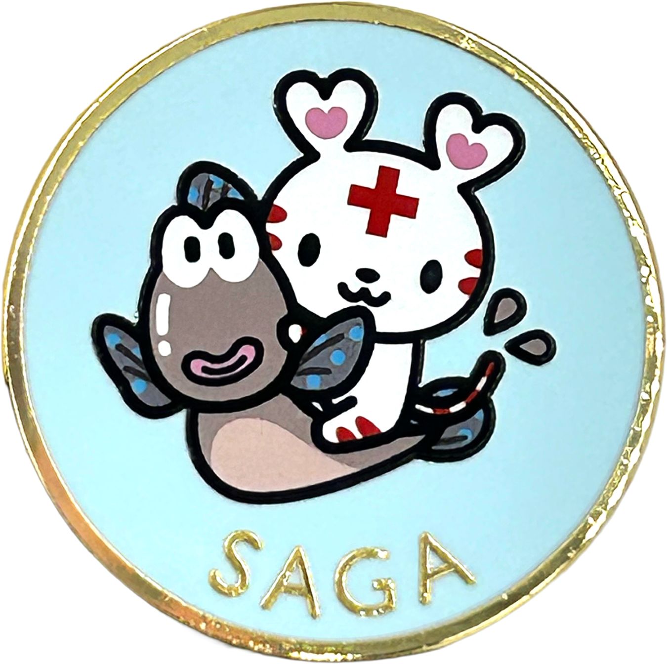 佐賀）ご当地ハートラちゃん ピンバッジ | ピンバッジ | 日赤サービス