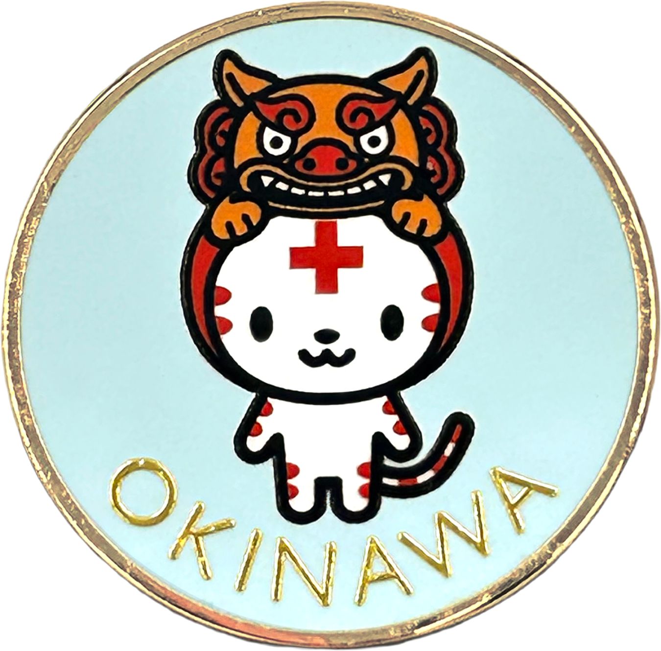 沖縄）ご当地ハートラちゃん ピンバッジ | ピンバッジ | 日赤サービス