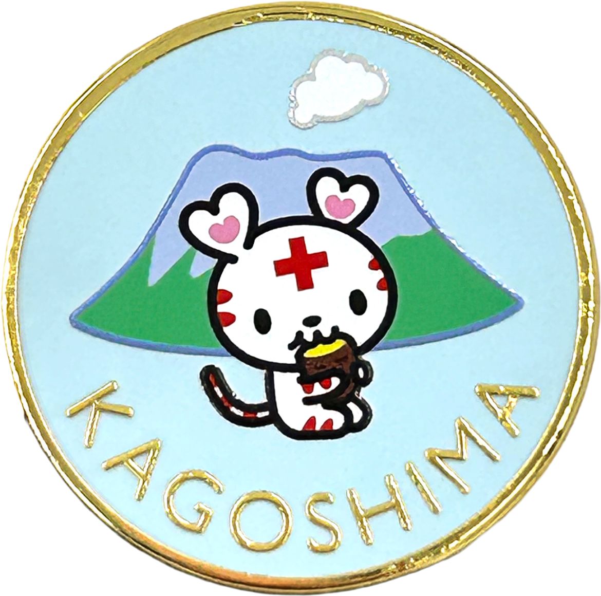 鹿児島）ご当地ハートラちゃん ピンバッジ | ピンバッジ | 日赤サービス